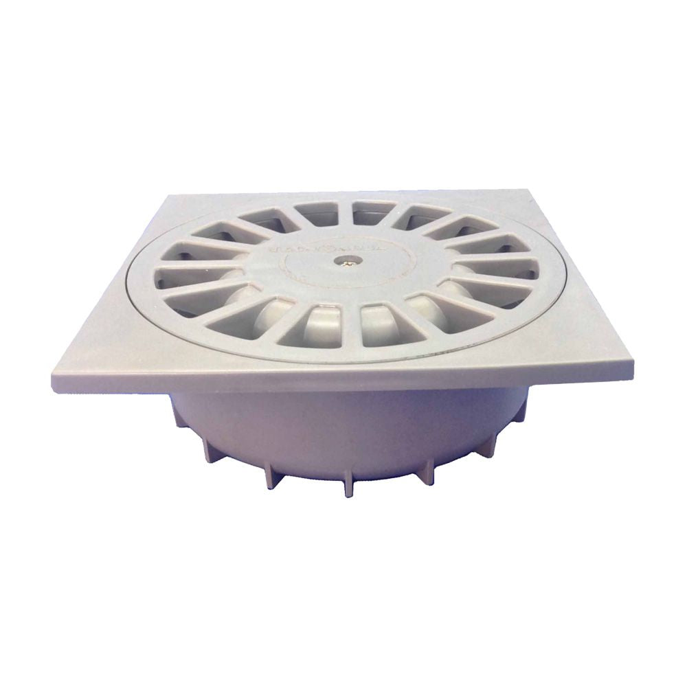 SUMIDERO PVC SIFONICO VERTICAL T-88, 200 x 200 x 70,5 mm / Ø110 - 90 mm