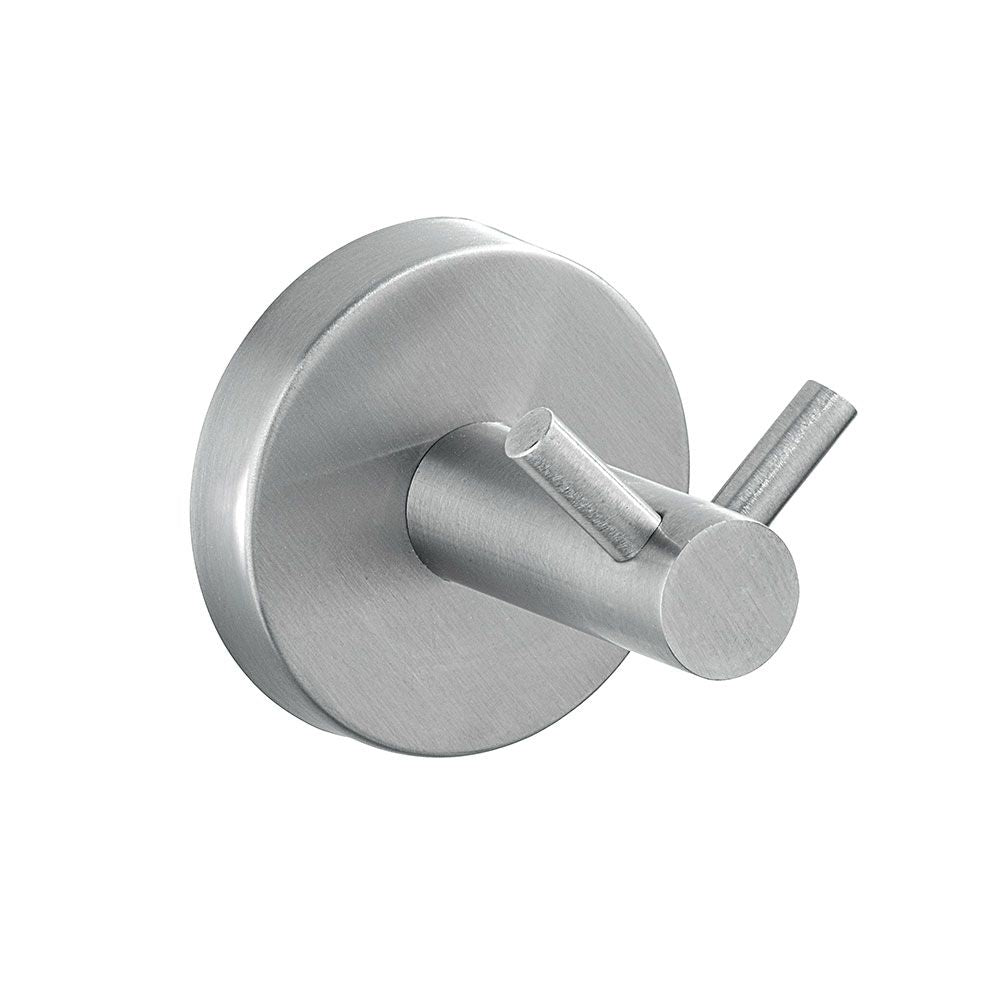 PERCHA DOBLE BOSIO DE ACERO INOXIDABLE