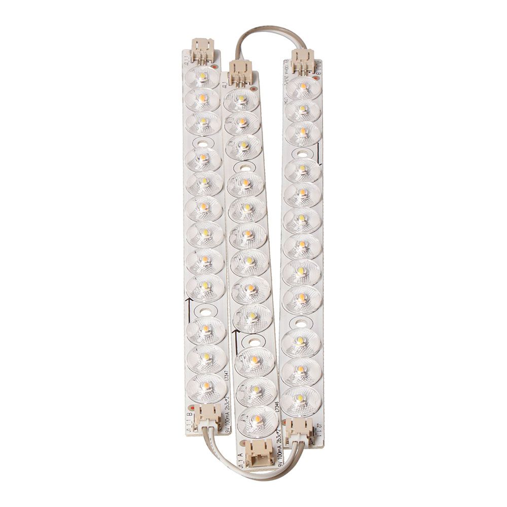 JUEGO TRES TIRAS LED RECAMBIO APLIQUE REDONDO 18 W CCT 32575