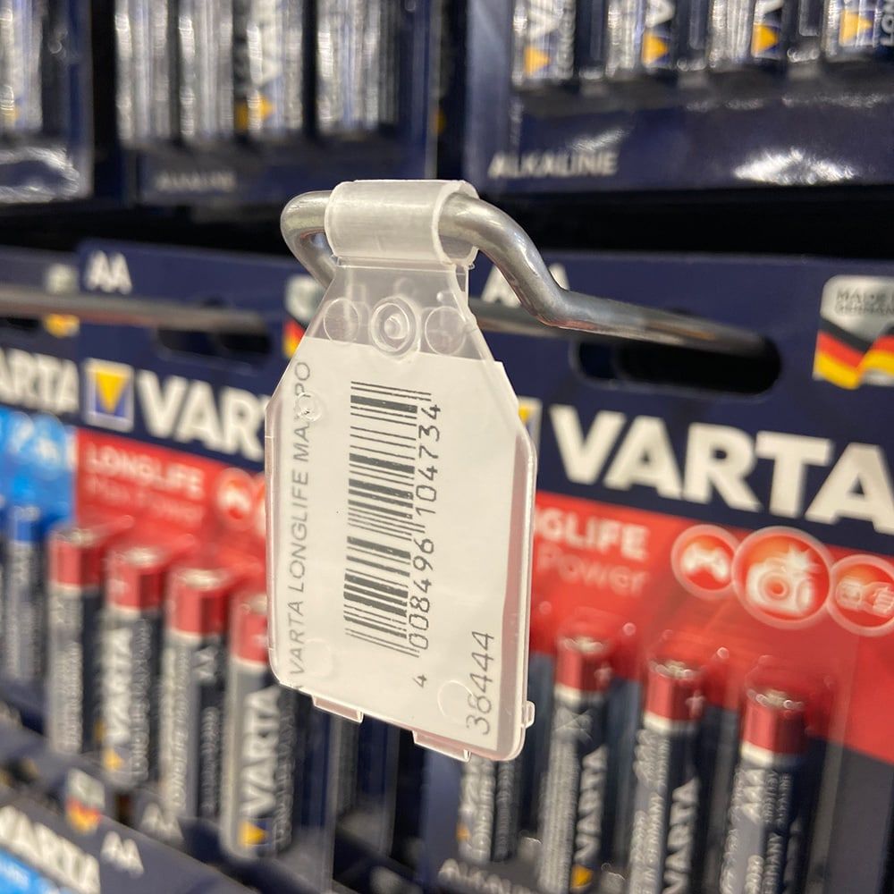 PORTA PRECIO TRANSPARENTE 5 x 3 cm