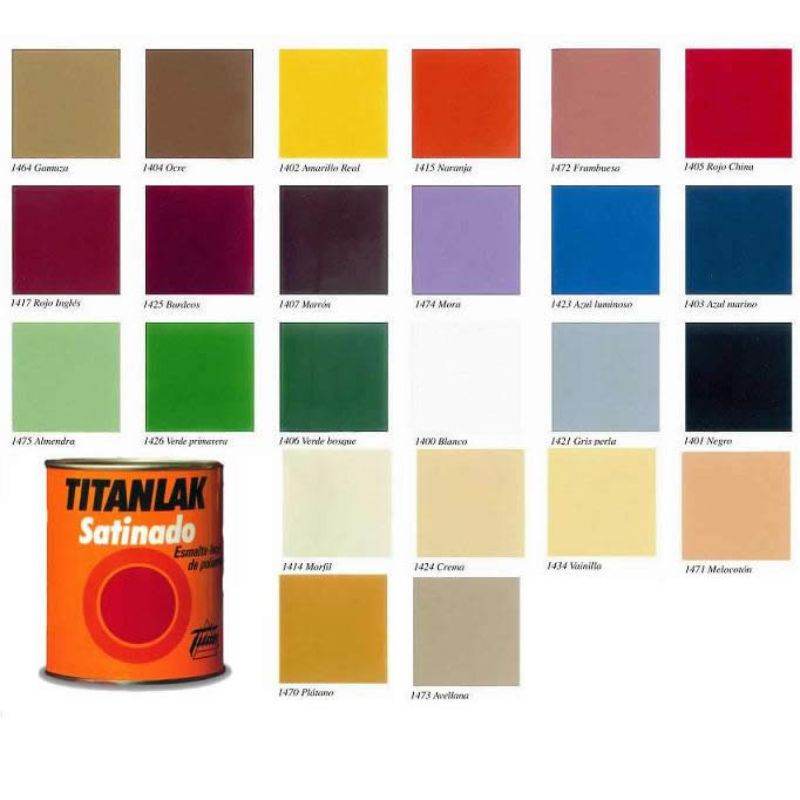 Titanlak Esmalte Satinado - Pinturas y Tarimas Ideas