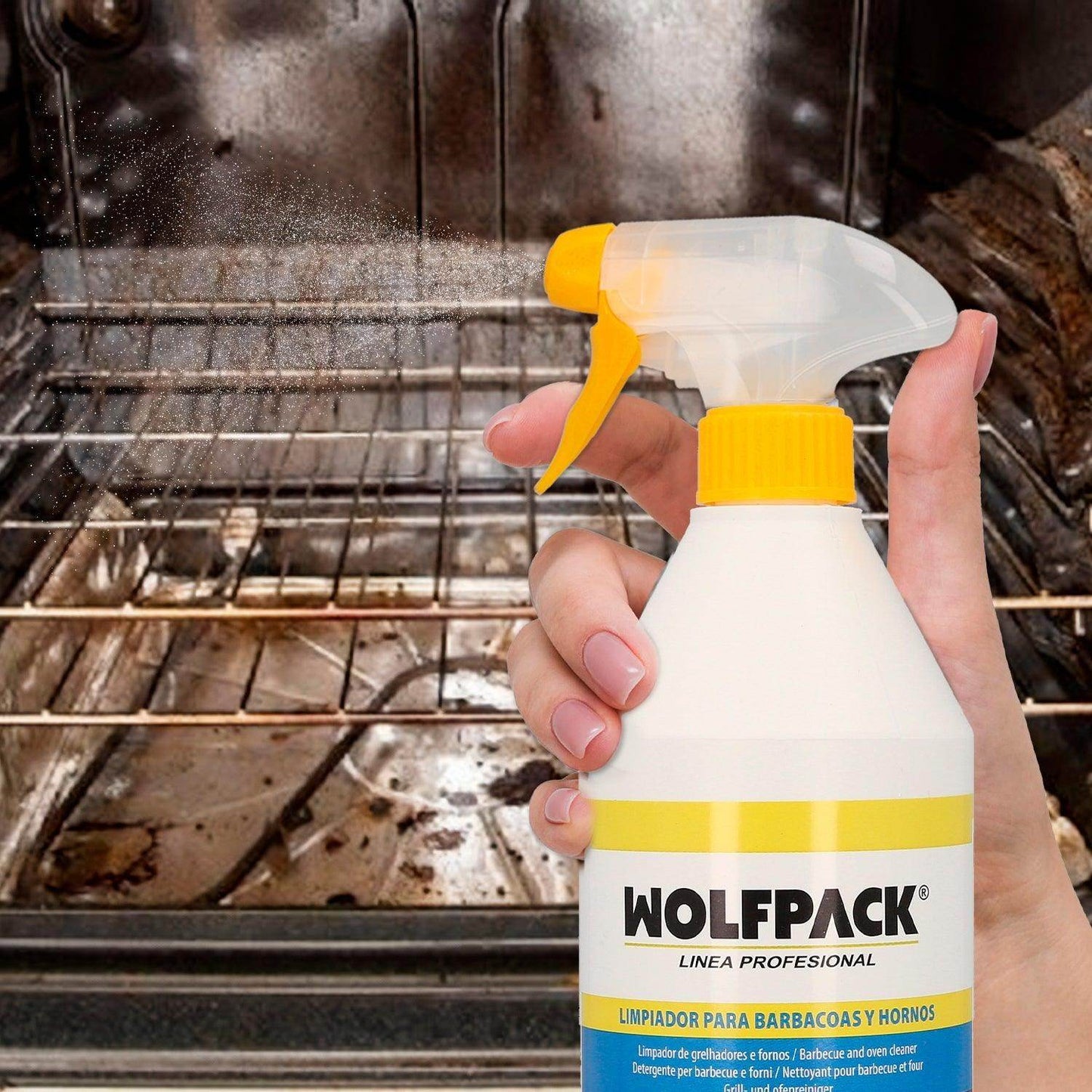Limpiador para Barbacoas y Hornos 750ml Wolfpack - Pinturas y Tarimas Ideas