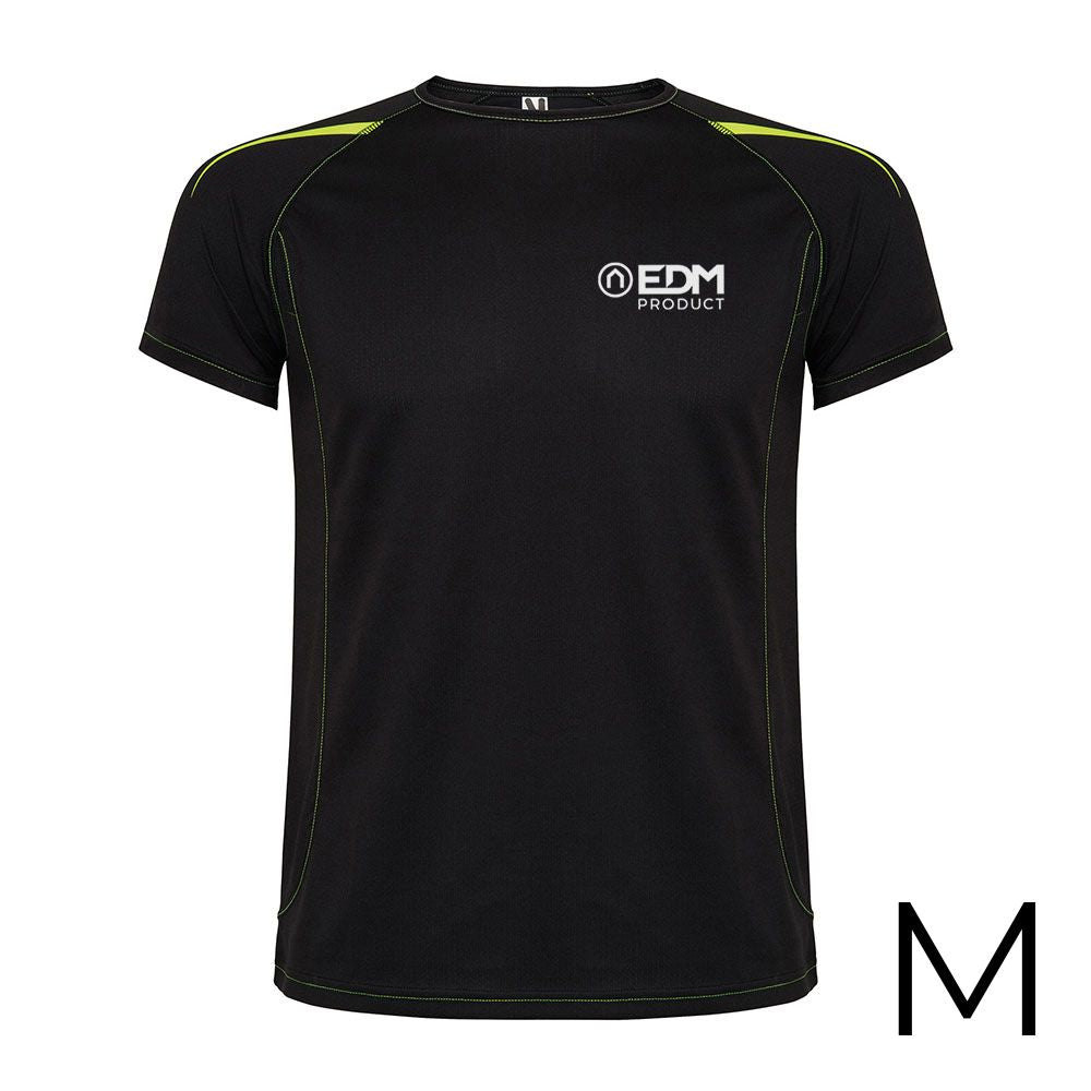CAMISETA DEPORTIVA NEGRA TALLA-M ROLY