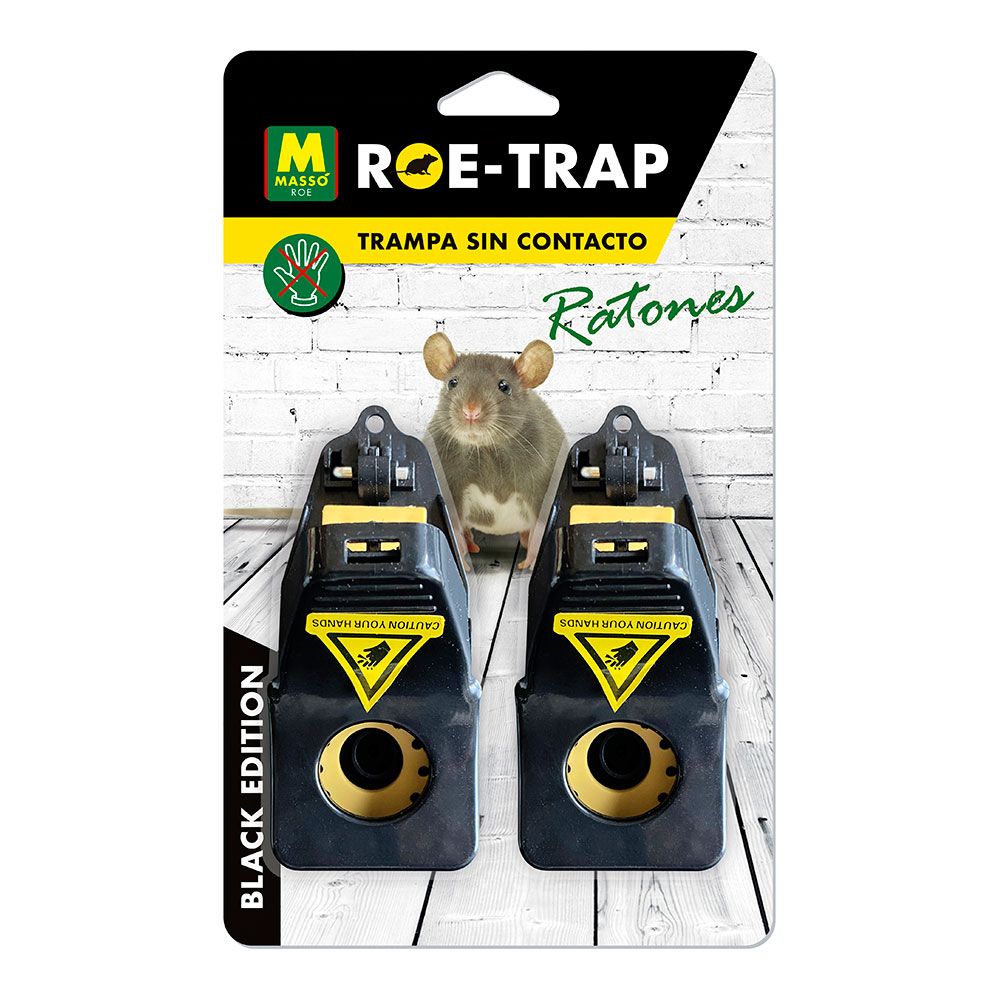TRAMPA PARA RATONES BLACK EDITION, 2 uds