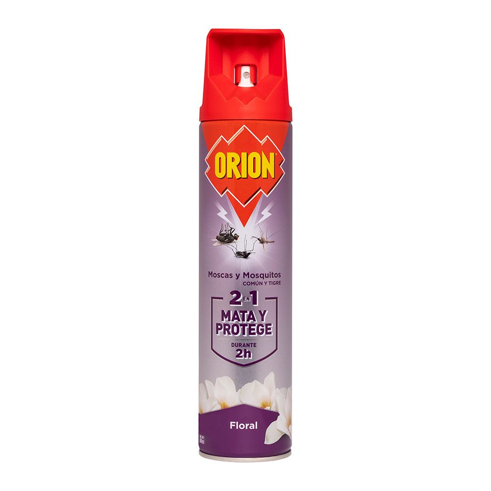 INSECTICIDA MOSCAS Y MOSQUITOS CON AROMA FLORAL 600 ml