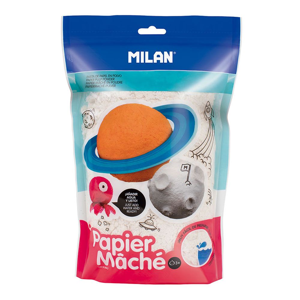 PAPEL MACHÉ BLANCO EN POLVO BOLSA 200g