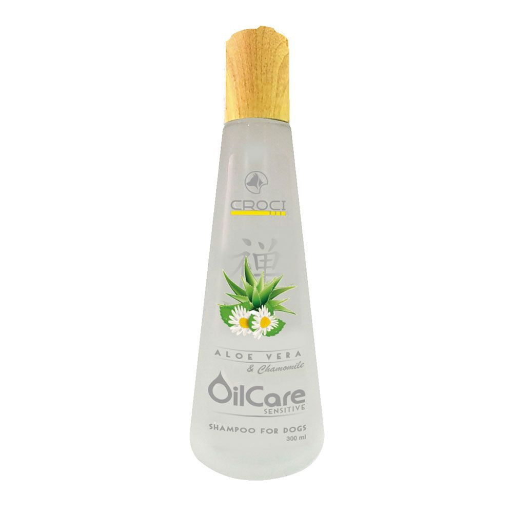 CHAMPÚ PARA PERROS OILCARE ALOE VERA Y MANZANILLA, 300 ml