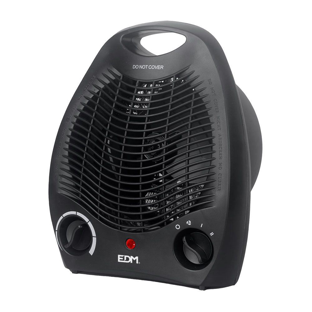 CALEFACTOR COMPACTO 1000 - 2000 W NEGRO