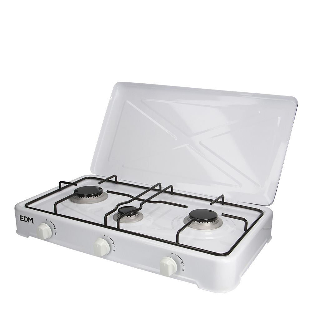COCINA DE GAS ESMALTADA 3 FUEGOS