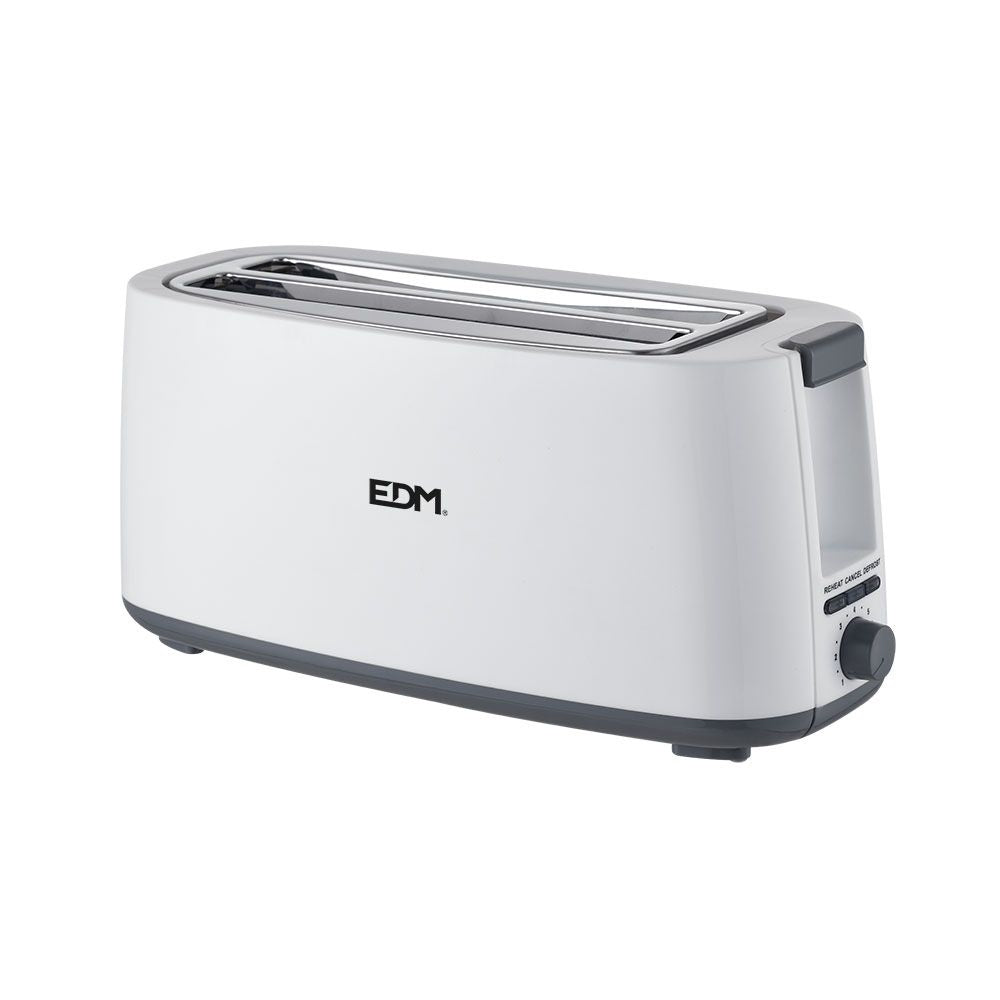 TOSTADORA DOBLE RANURA LARGA WHITE DESIGN 1400 W