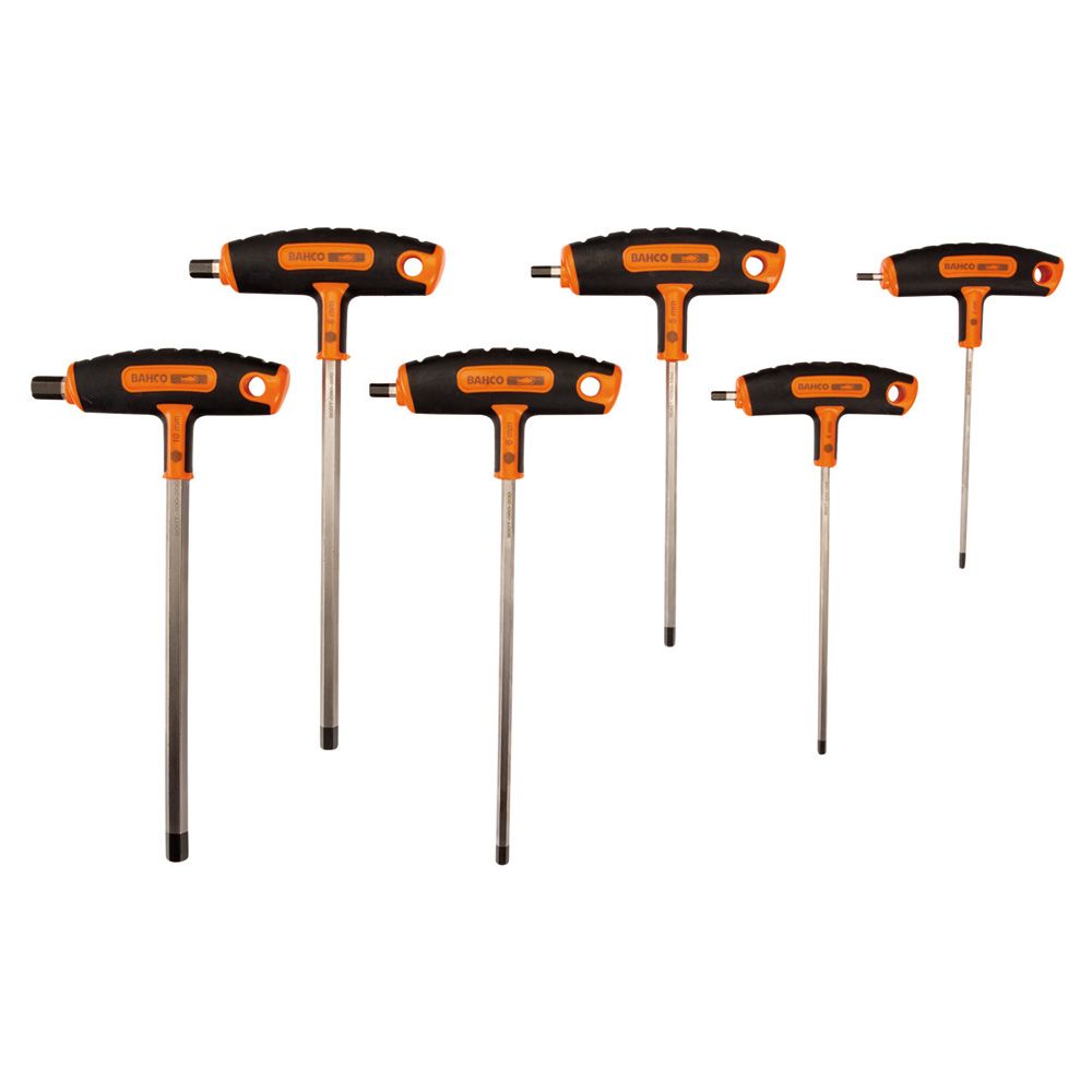 DESTORNILLADORES ALLEN MANGO T, JUEGO DE 6 PIEZAS