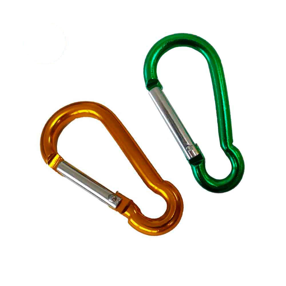 MOSQUETON ALUMINIO Ø10mm x 10cm COLORES SURTIDOS EDM