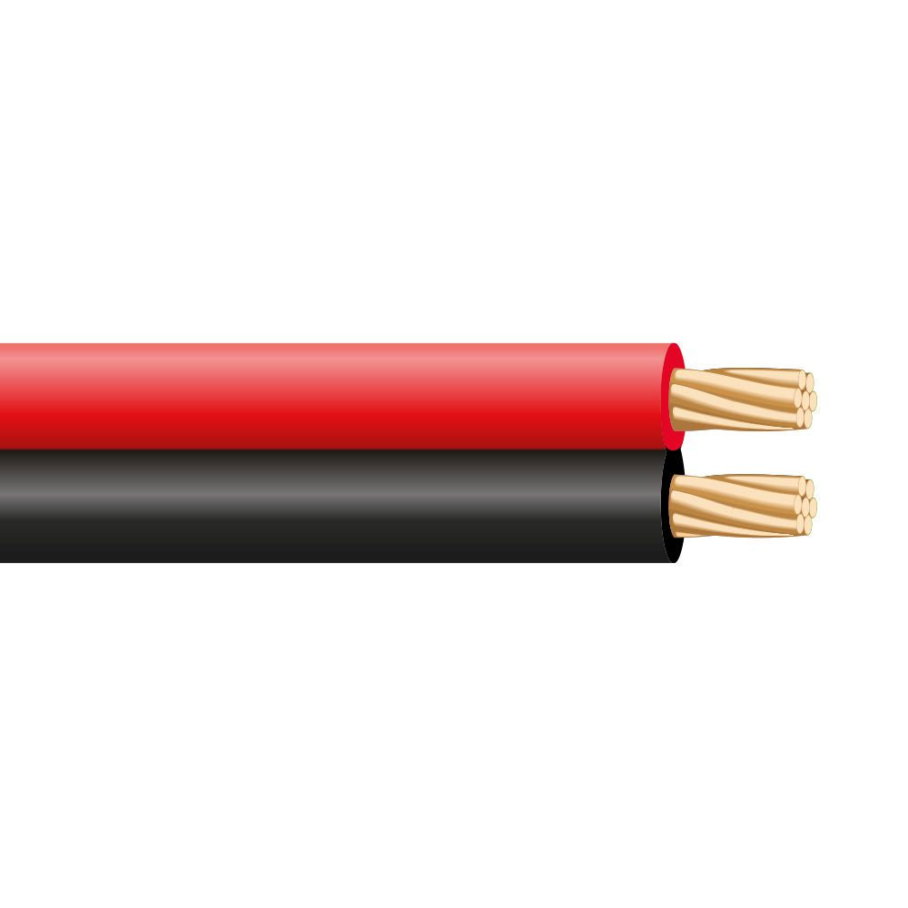 PARALELO 2x0,50mm ROJO Y NEGRO "AUDIO" 48V LSHZ 100m