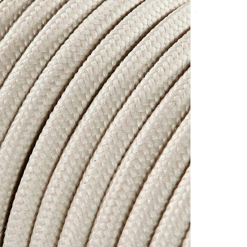 CARRETE CABLE CORDÓN TUBULAR H03VV-F 2 x 0,75 mm² BEIGE, 5 m