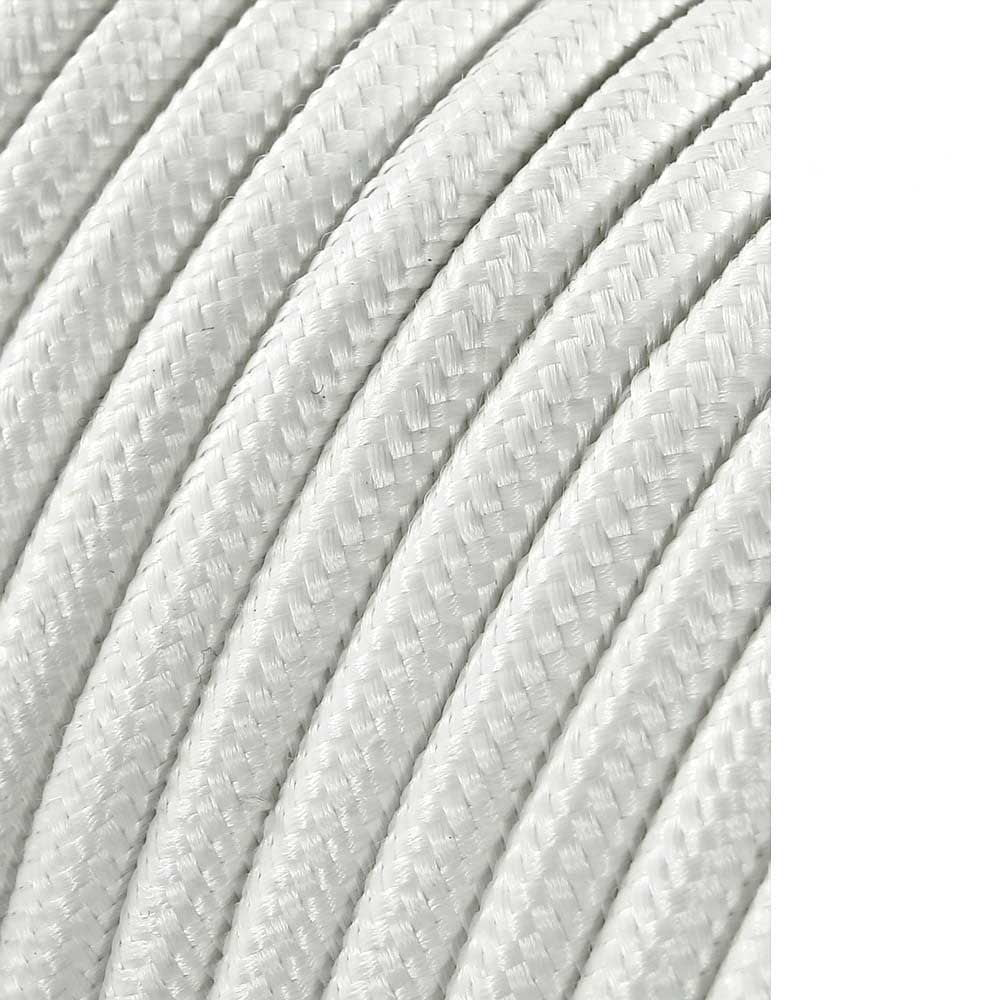 CARRETE CABLE CORDÓN TUBULAR H03VV-F 2 x 0,75 mm² BLANCO, 5 m