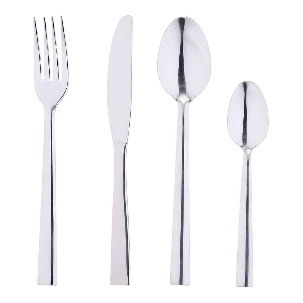 CUBERTERÍA 24 PIEZAS ACERO INOXIDABLE