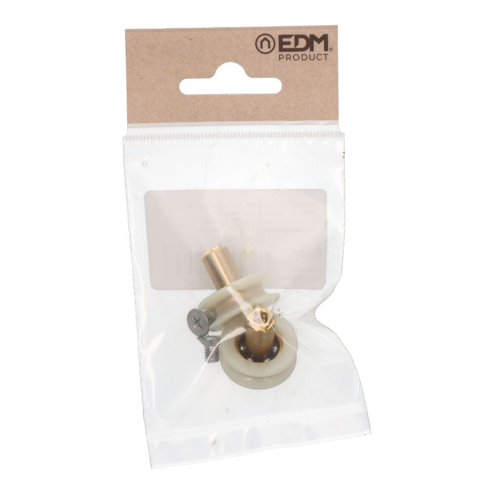 BLISTER CON 2 RODAMIENTOS PARA MAMPARA TUBO RD2 Ø24x9mm BLISTER 91798 EDM