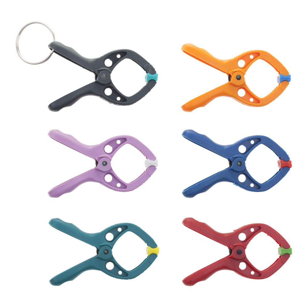 PINZA MINI DE RESORTE MICROFIX S, 20 mm, 6 uds
