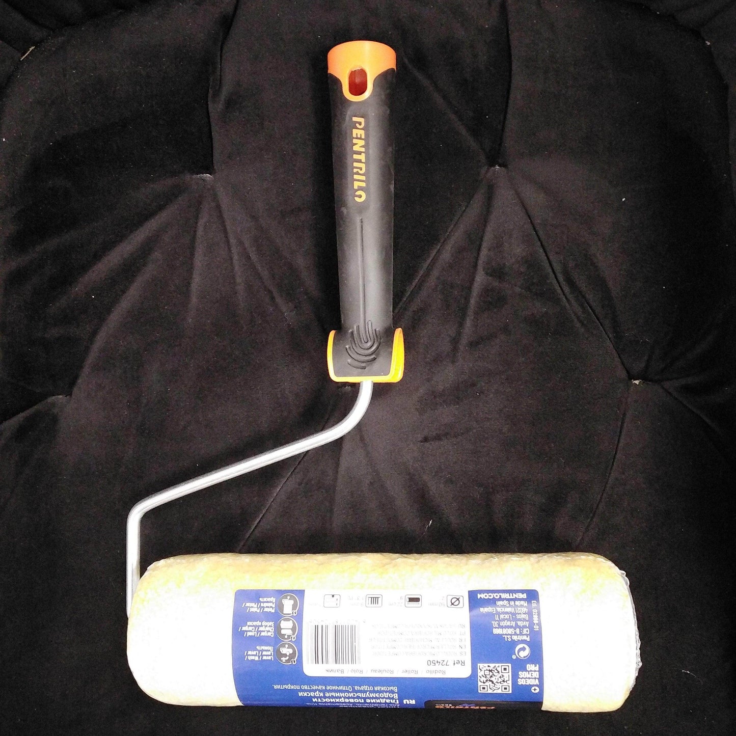 Rodillo Microfibra Competidor Amarillo 22cm - Pinturas y Tarimas Ideas