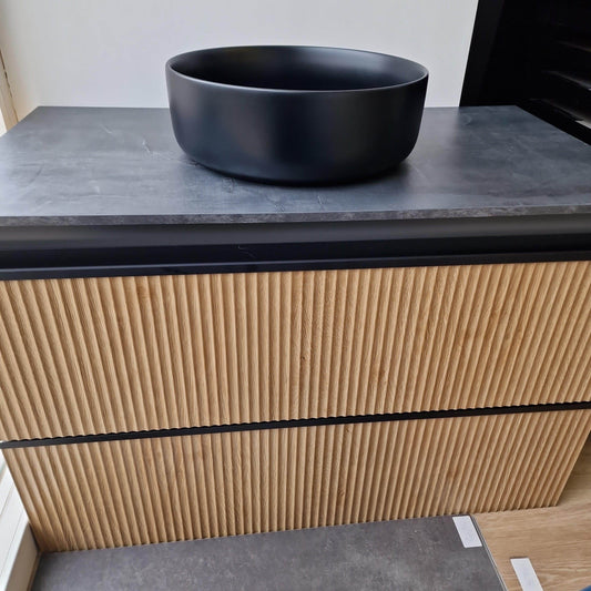 Conjunto Mueble de Baño de 90cm con Auxiliares a Juego - Pinturas y Tarimas Ideas