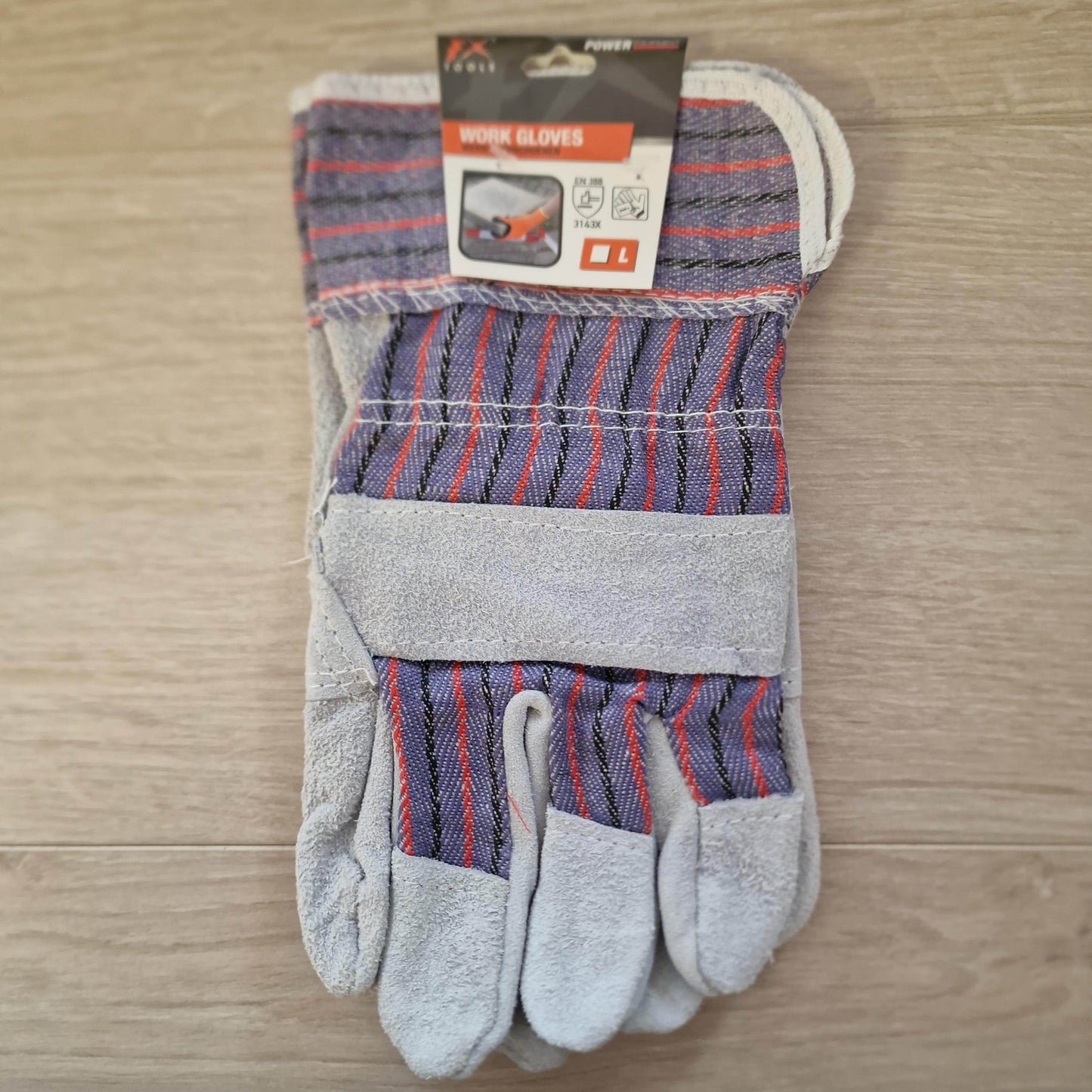 Guantes de Trabajo de Piel Vacuna y Tela - Pinturas y Tarimas Ideas