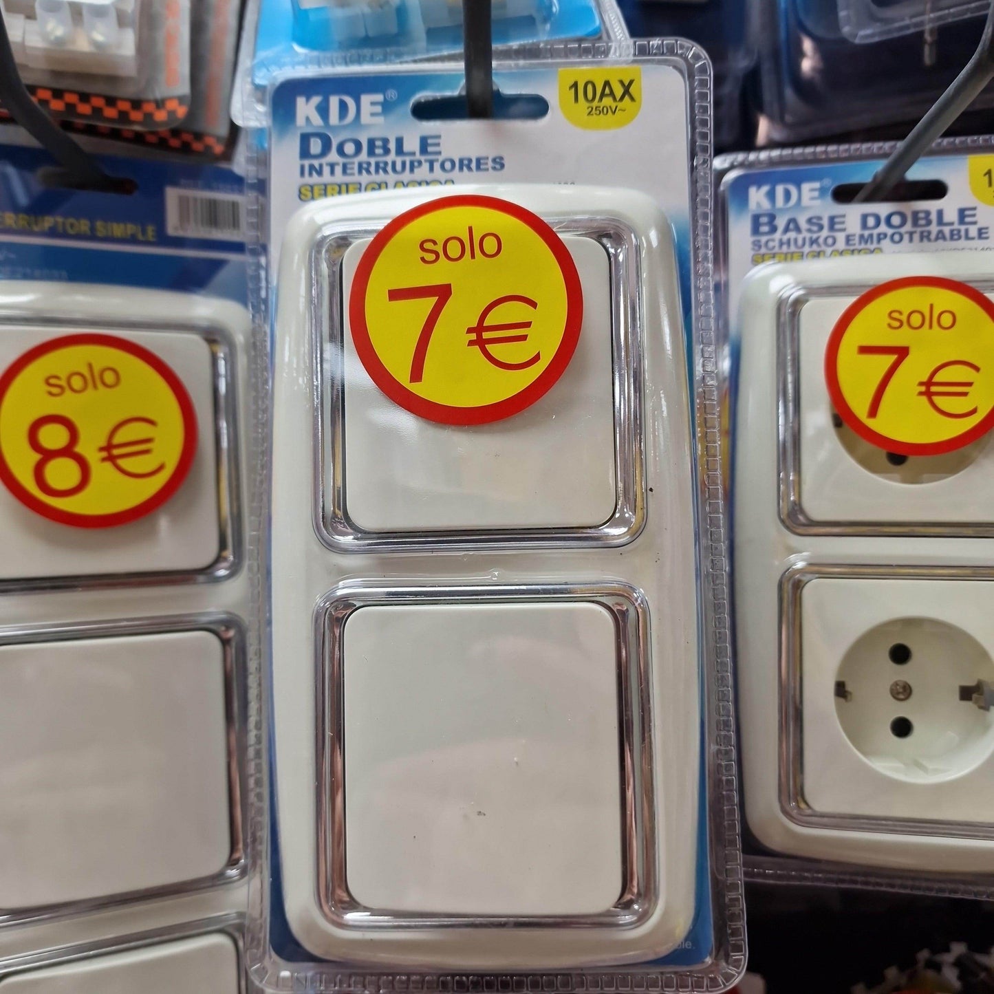 Doble Interruptores 250V - Pinturas y Tarimas Ideas