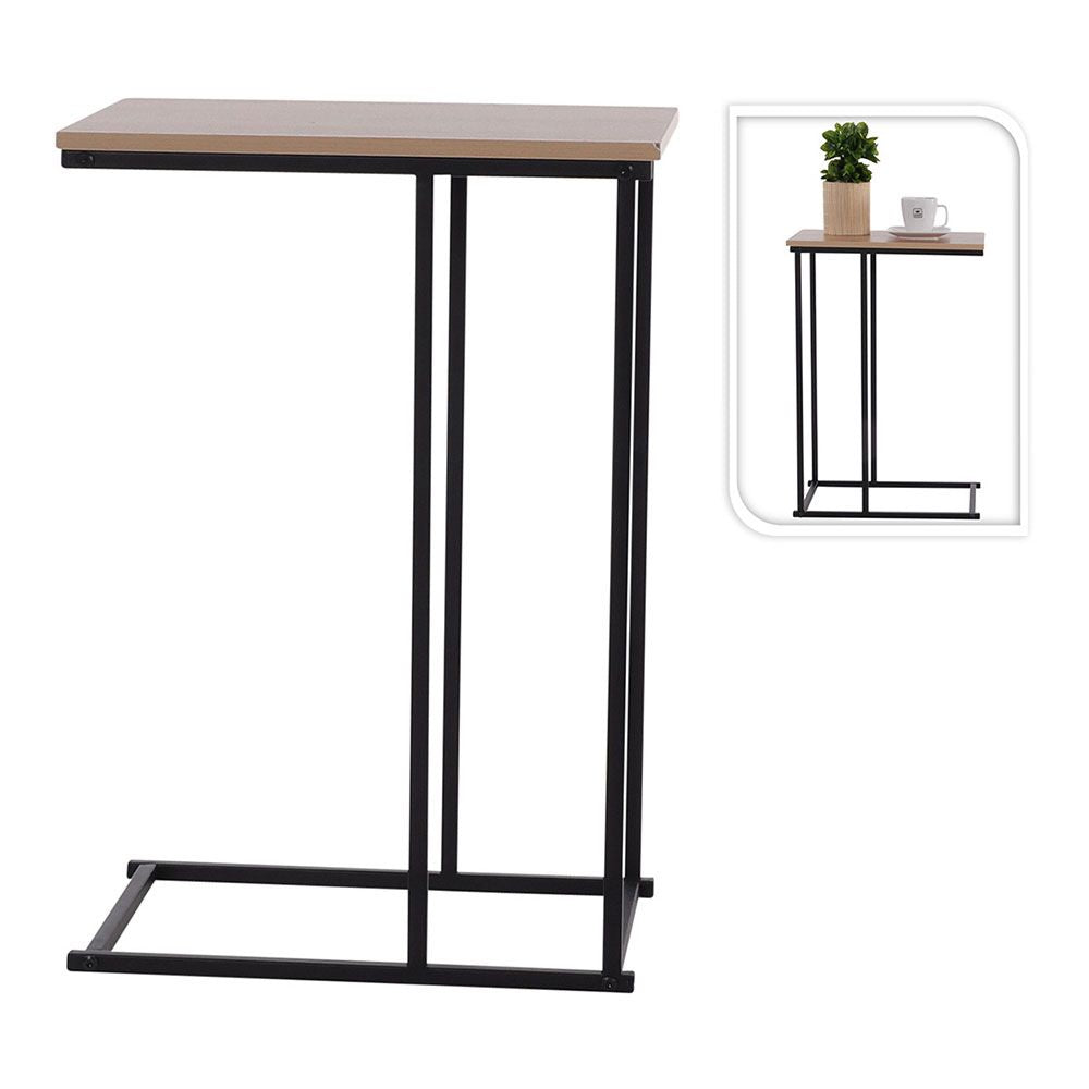 MESA AUXILIAR TAPA MDF NATURAL, NB1510080, BASICS
