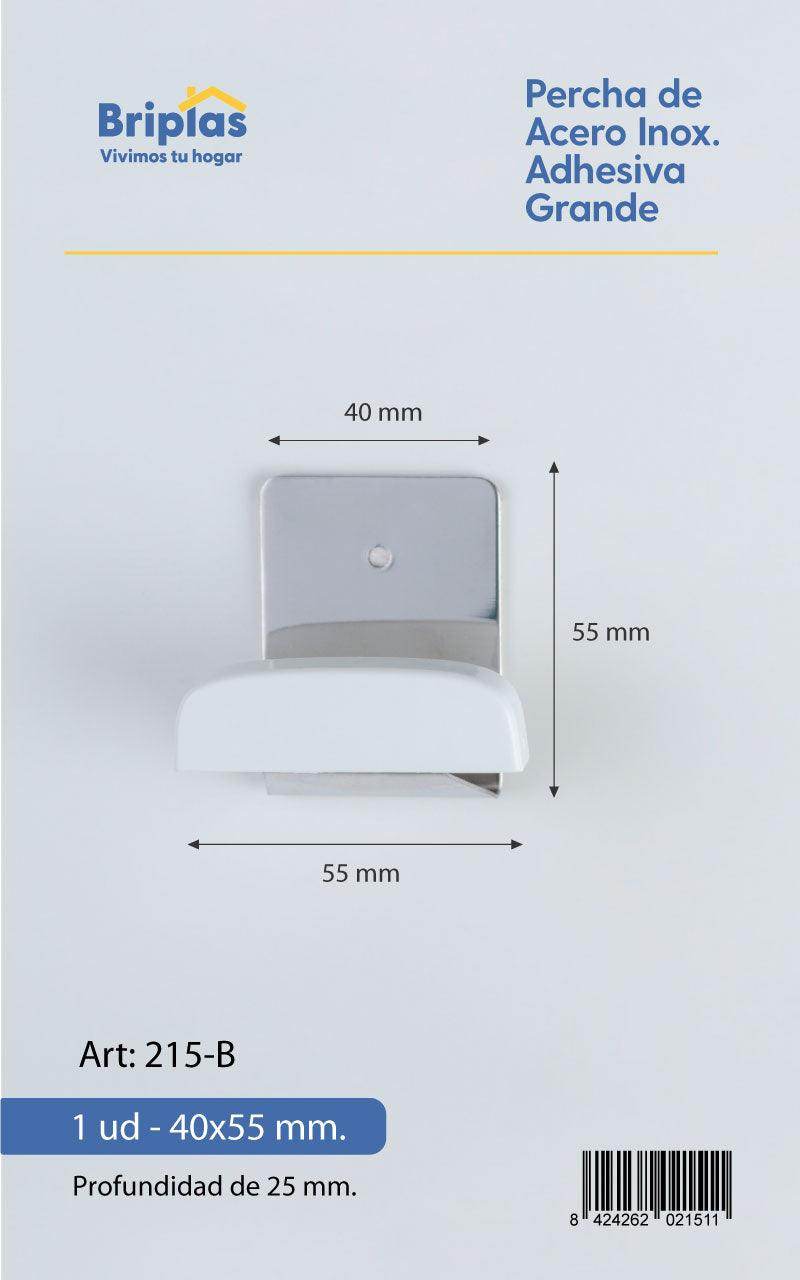 Percha de Acero Adhesiva Grande - Pinturas y Tarimas Ideas