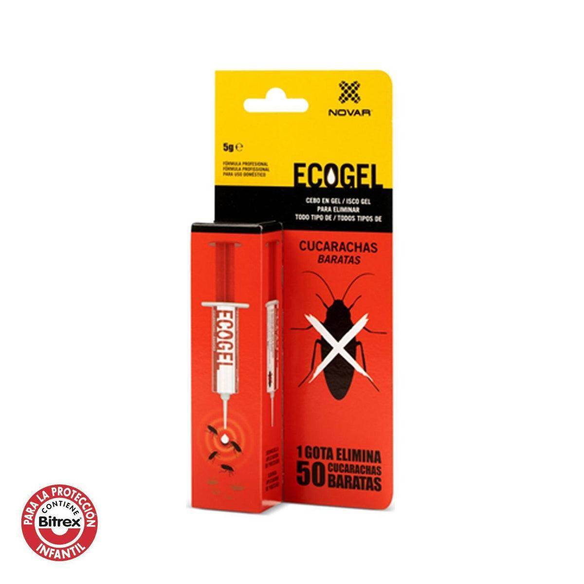 Ecogel Elimina Cucarachas Jeringa 5 Gramos Caja Carton - Pinturas y Tarimas Ideas