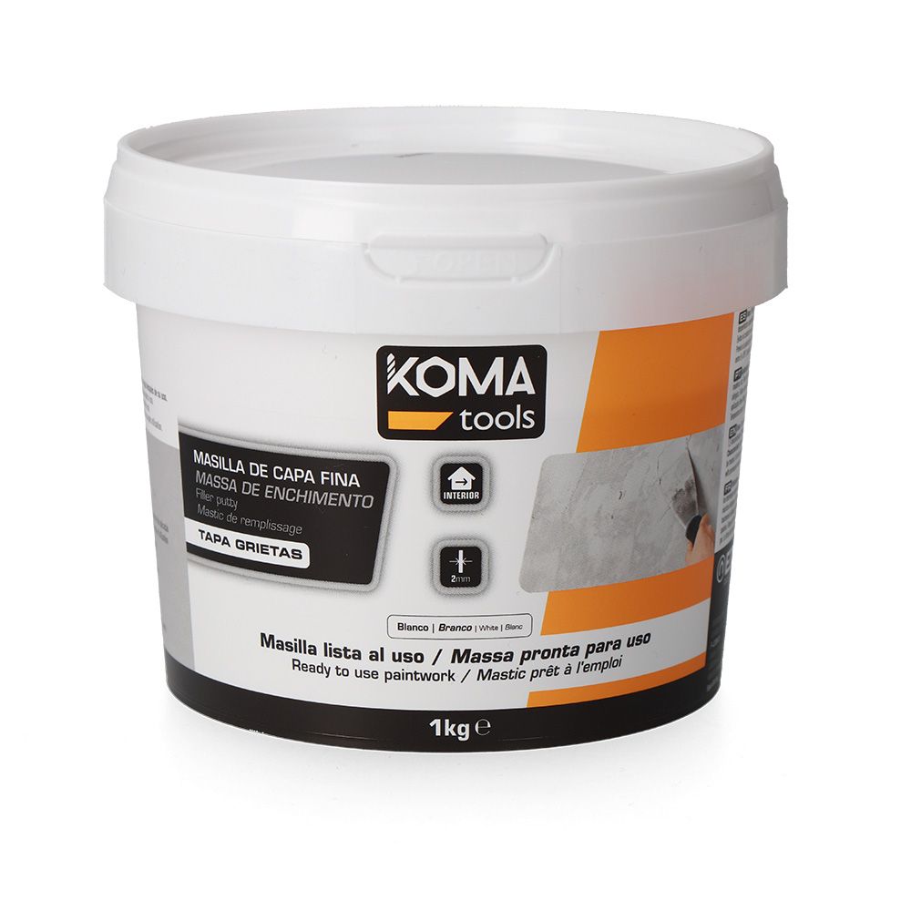 MASILLA DE CAPA FINA LISTA AL USO 1 kg