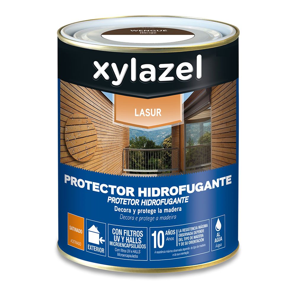LASUR DECORATIVO AL AGUA WENGÉ SATINADO 750 ml