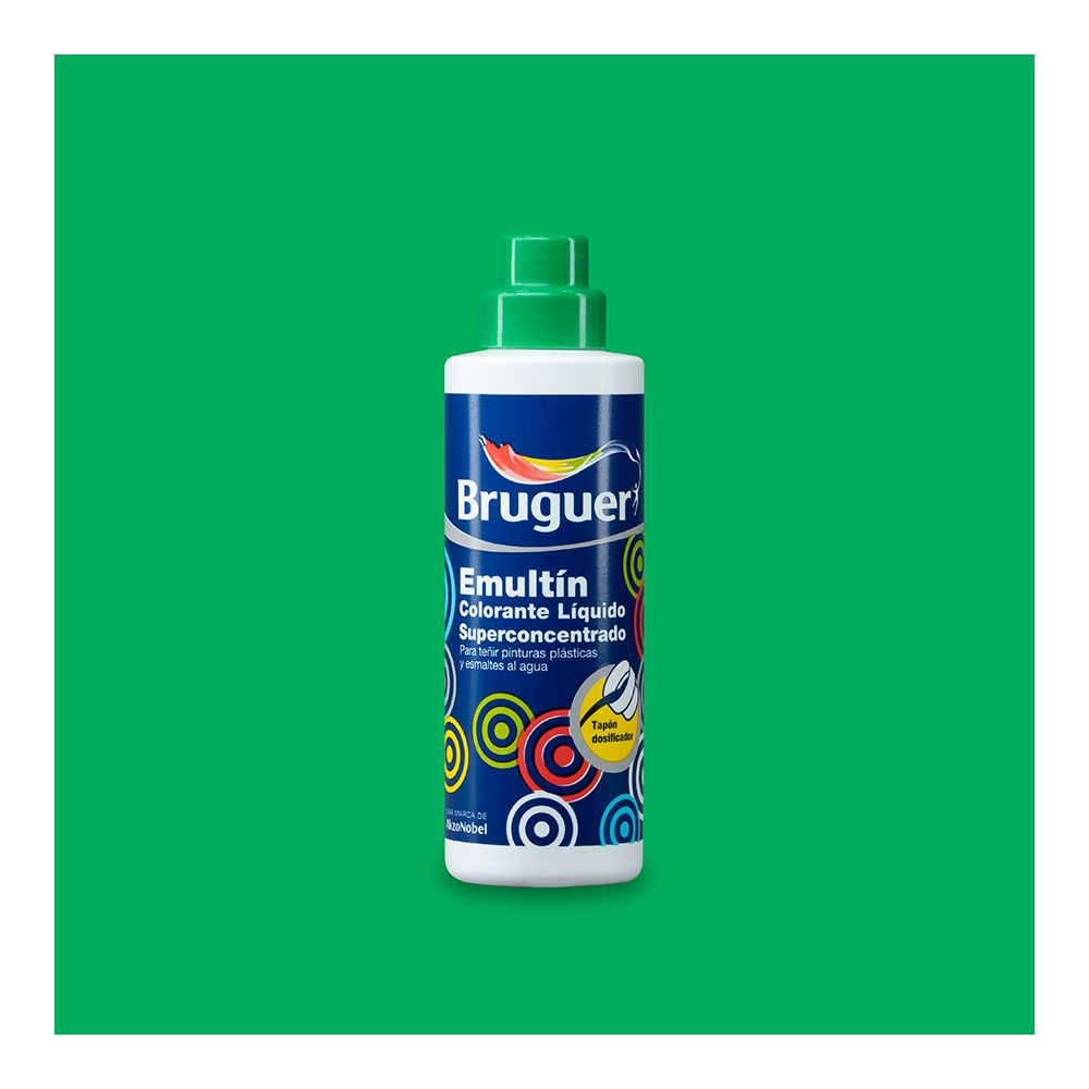 COLORANTE LÍQUIDO SUPERCONCENTRADO EMULTIN 50 ml VERDE HIERBA
