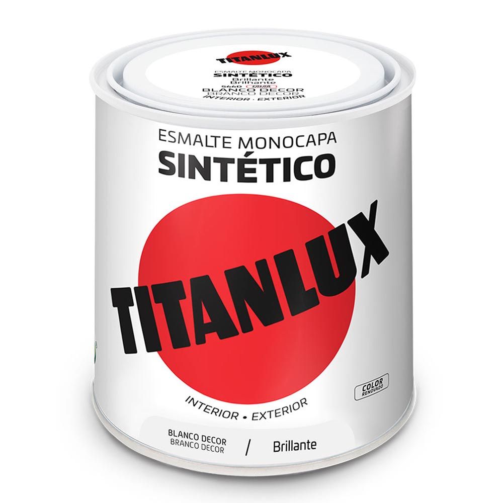 ESMALTE SINTÉTICO MONOCAPA BLANCO DECOR BRILLANTE 250 ml