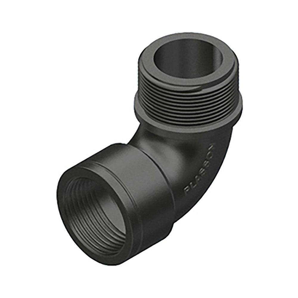 CODO 90° ROSCA MACHO/HEMBRA POLIPROPILENO 1"