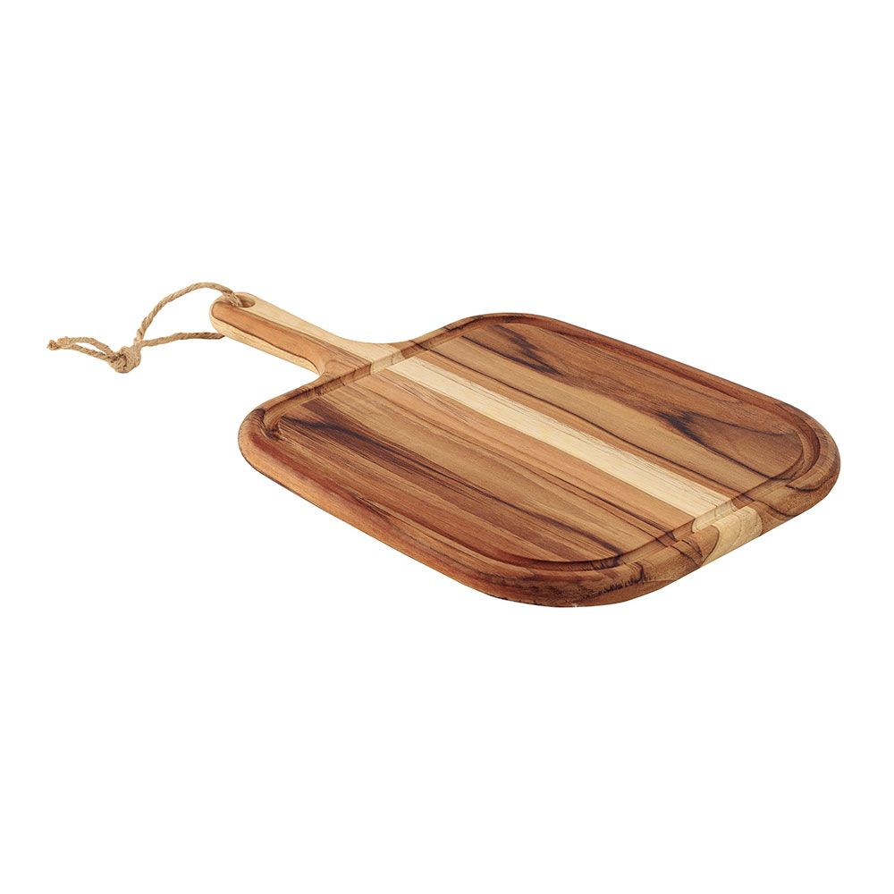TABLA PARA CORTAR Y SERVIR CON MANGO 40 x 28 x 1,8 cm