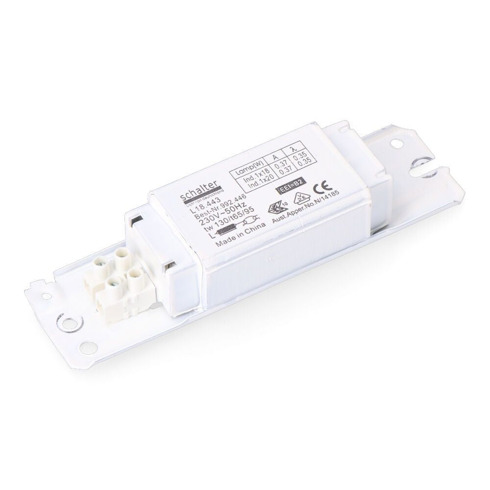 REACTANCIA PARA TUBO FLUORESCENTE 20W 230V EDM
