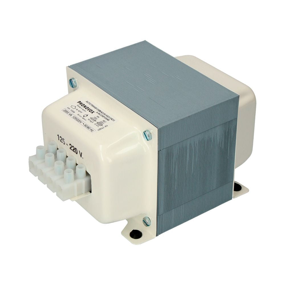 AUTOTRANSFORMADOR REVERSIBLE 3000VA (2100W) 125-220V, 11kg, 15 x 15 x 19 cm