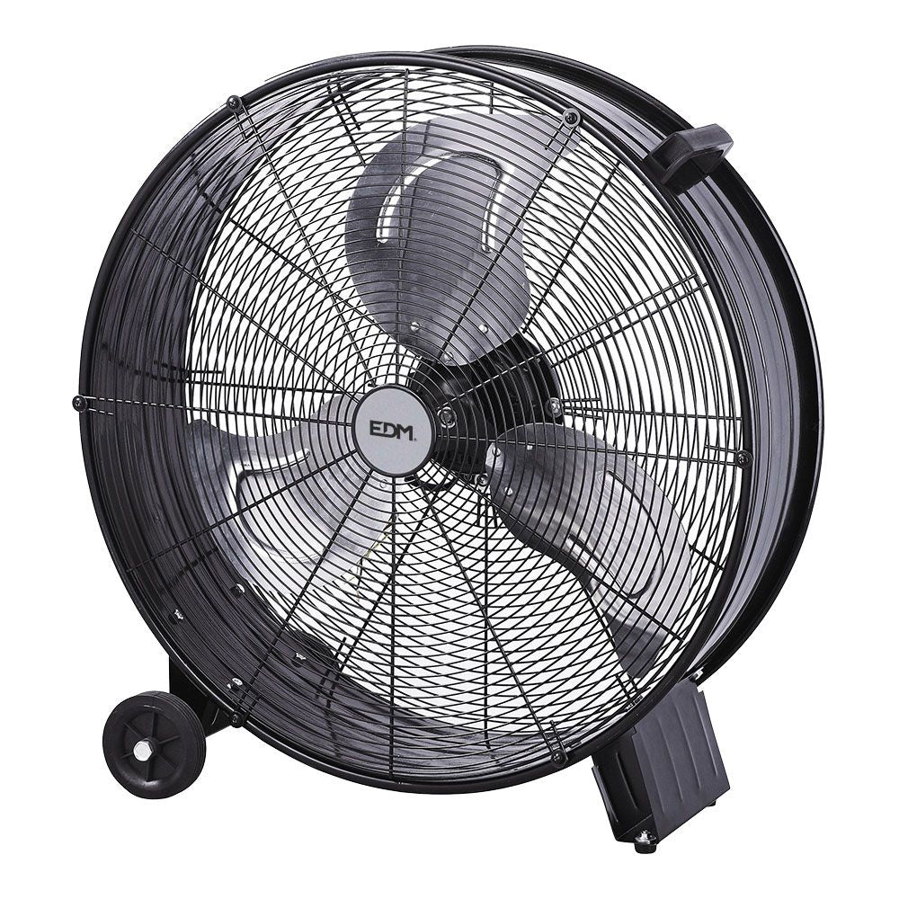 VENTILADOR INDUSTRIAL DE SUELO, CON RUEDAS, NEGRO 180 W; 59,8 dB; Ø65 cm