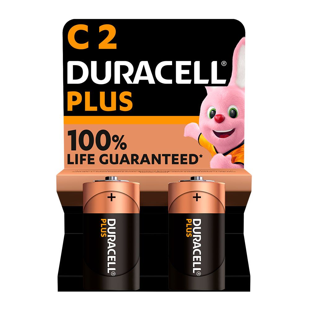 PILA ALKALINA PLUS POWER C- LR14 (BLISTER 2 uds) Ø26,2 x 50 mm