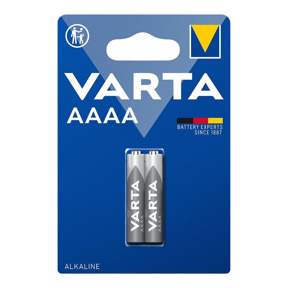 PILA VARTA AAAA - LR61 1,5V (BLISTER 2 unid.) Ø7,9x41,9mm