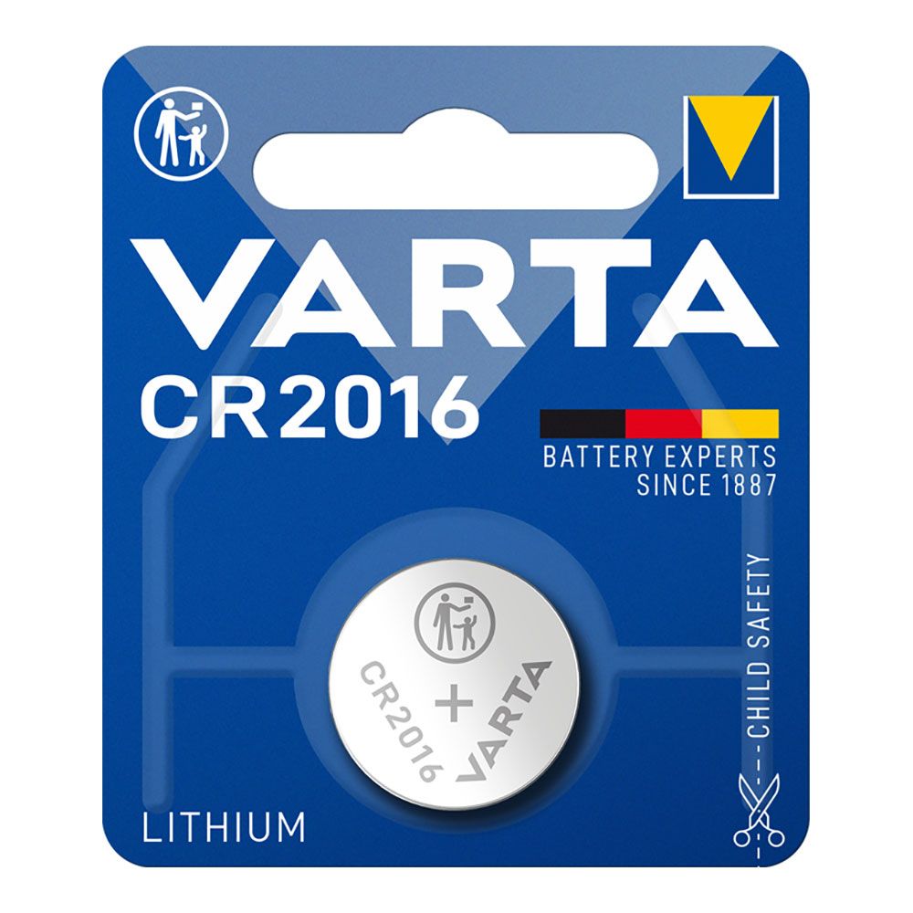 MICRO PILA DE BOTÓN LITIO CR2016 3 V Ø20,0 x 1,6 mm BLISTER