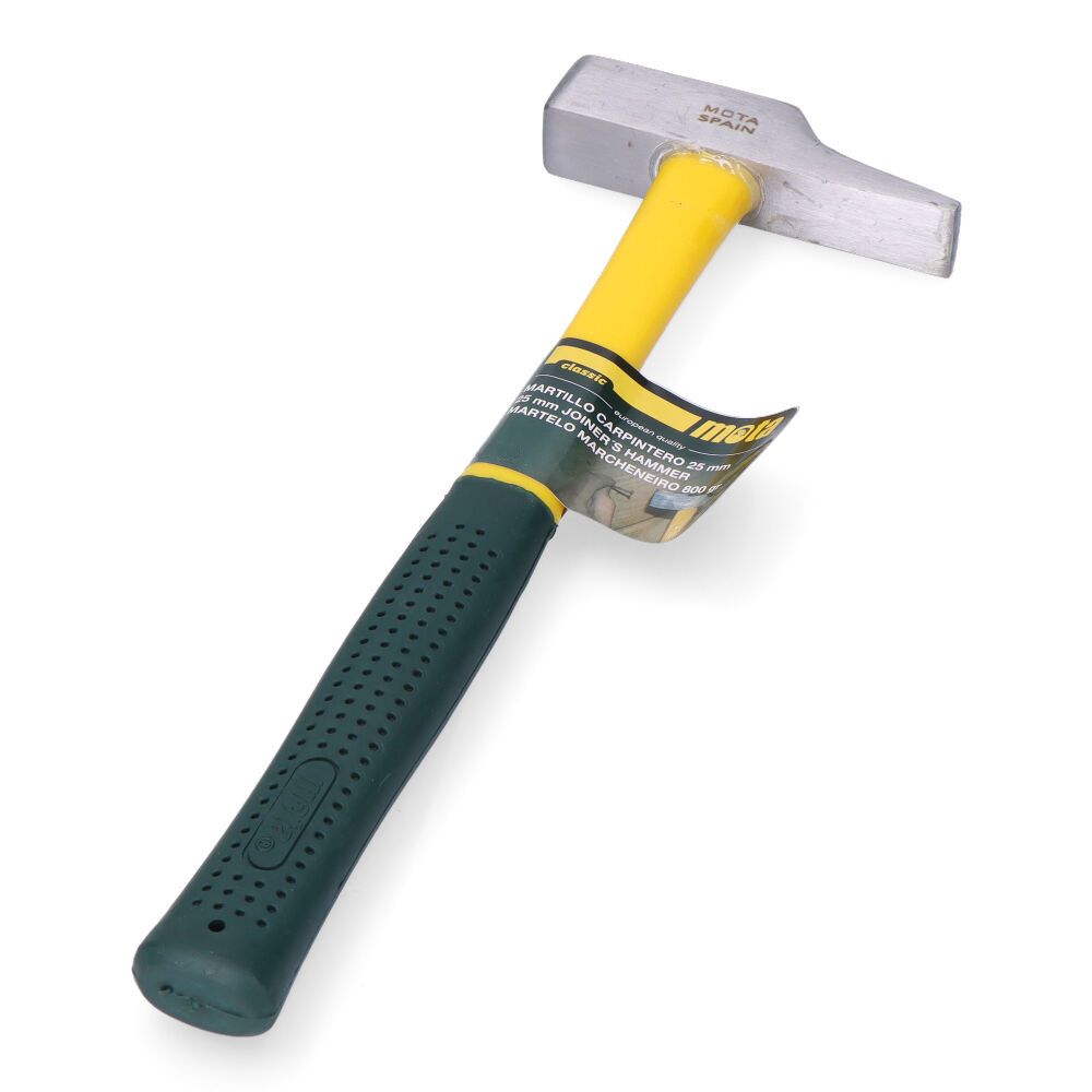 MARTILLO DE CARPINTERO CON MANGO DE FIBRA DE VIDRIO, 400 g; 22 mm