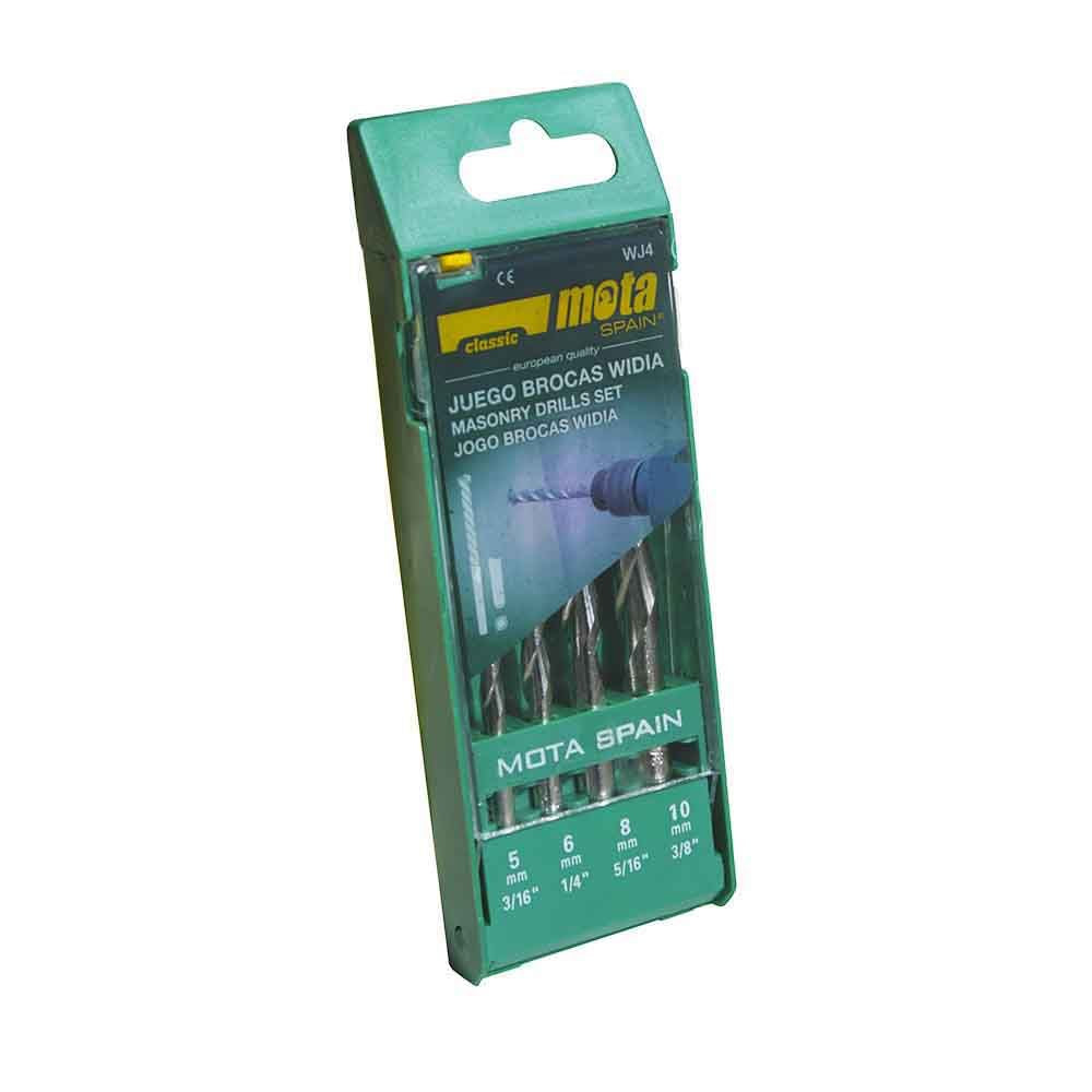 BROCA WIDIA STANDAD, JUEGO DE 4 PIEZAS, Ø5,00 - 6,00 - 8,00 - 10,00 mm