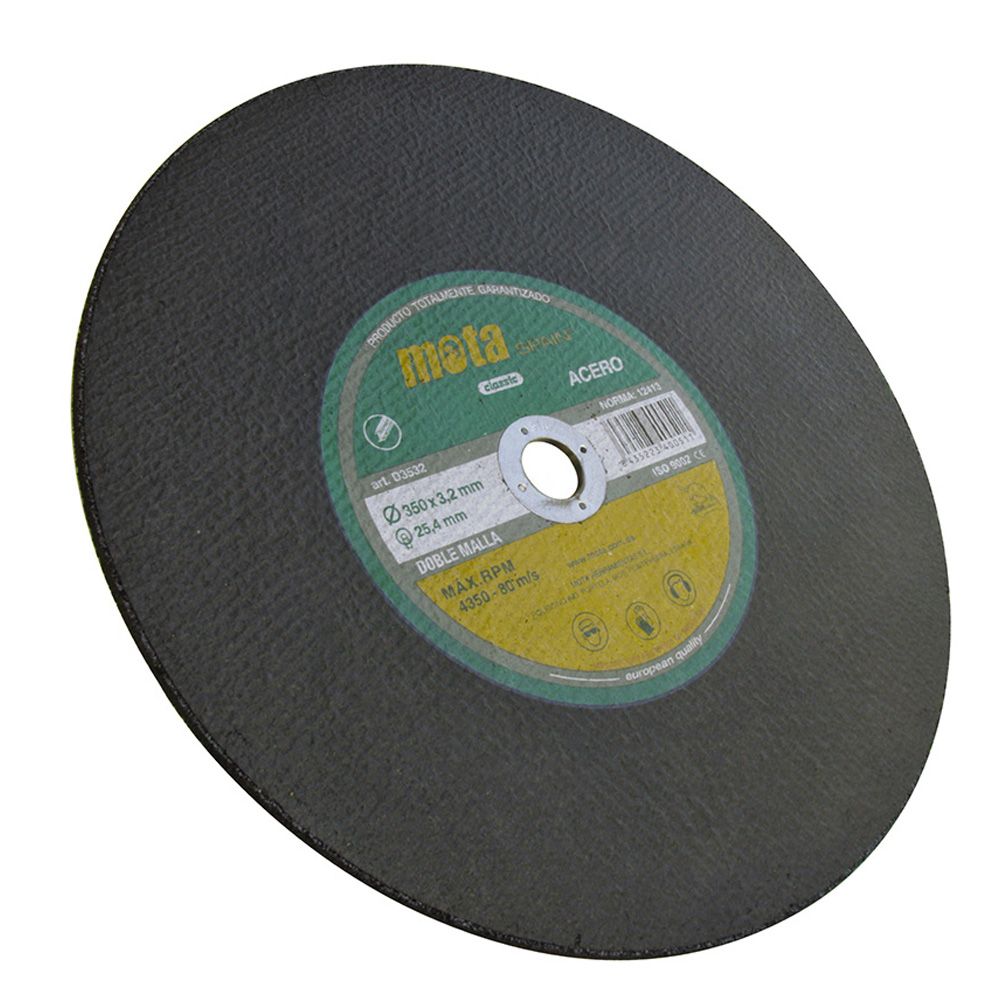 DISCO CORTE ACERO Ø350 x 3,2 x 25,4 mm