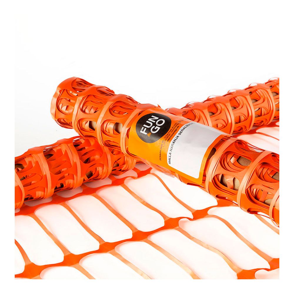 MALLA NARANJA DE SEÑALIZACION 1 x 50 m