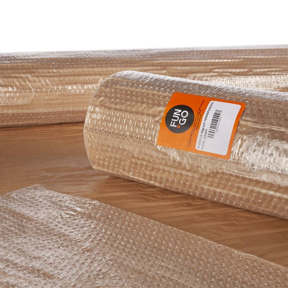 BURBUJA TRANSP + PAPEL KRAFT 1,20 x 5 m