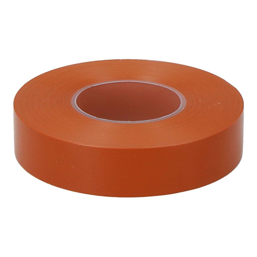 CINTA AISLANTE ELÉCTRICA PROFESIONAL PVC ALTA ADHESIÓN 19 mm x 33 m MARRÓN