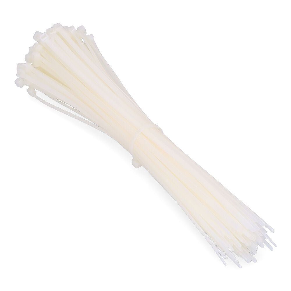 BRIDAS NATURAL 4,8 x 300 mm NYLON ALTA CALIDAD (BOLSA 100 unid.)