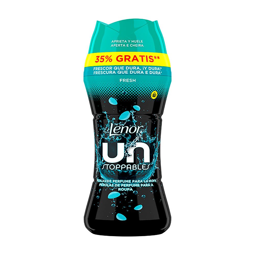 SUAVIZANTE UNSTOPPABLES PERLAS DE PERFUME FRESH 270 g (195 + 75 g)