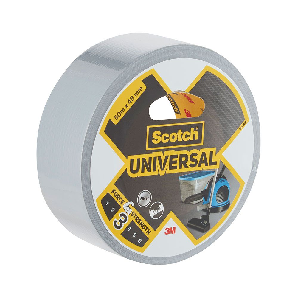 CINTA AMERICANA UNIVERSAL 3; GRIS 48 mm x 50 m